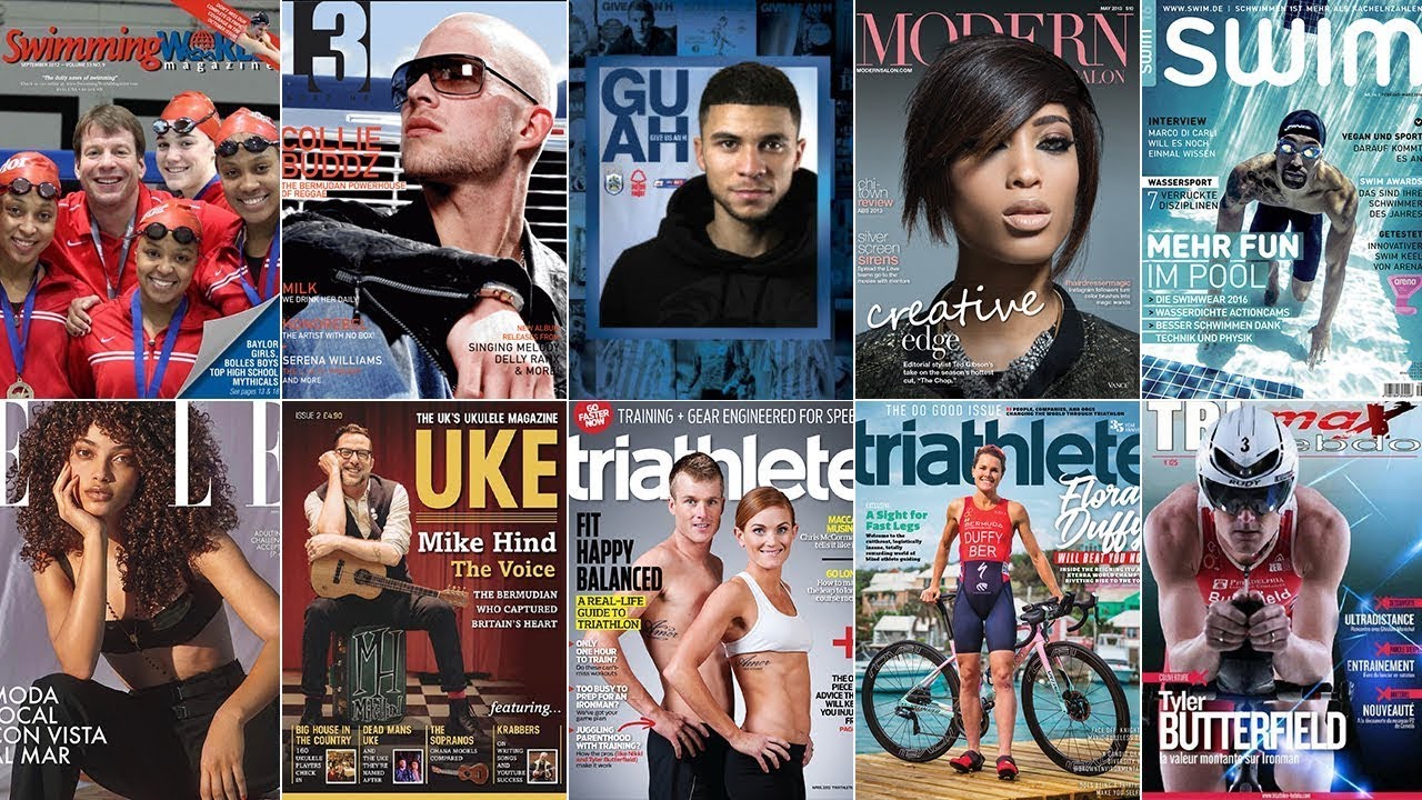 Video Collage Highlights Bermudians On International Magazine Covers