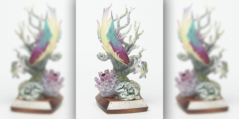 Figurine Of Tropical Fish At JFK Library & Museum