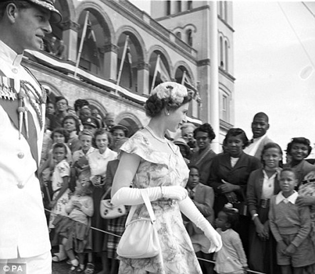 queen's visit to bermuda 1953