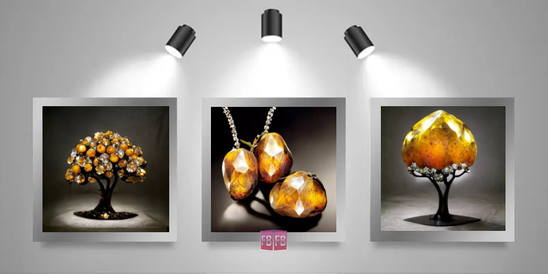 Virtual Art Photo Gallery | Loquat Inspired Jewels