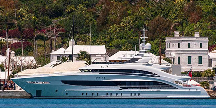 Photos: Superyacht Ocean Z Visits Bermuda