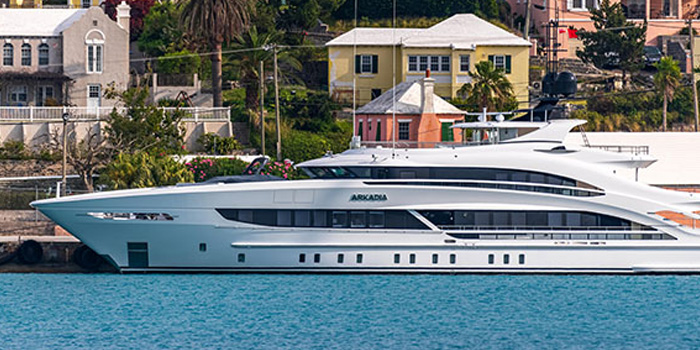 Photos: Superyacht ‘Arkadia’ Visits Bermuda
