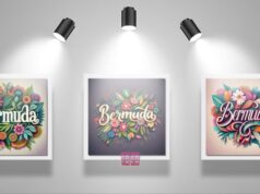 Virtual Art Photo Gallery | Bermuda Flower Words