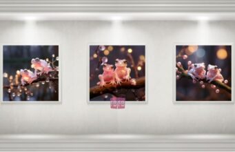 Virtual Art Photo Gallery | Pink Bermuda Treefrogs