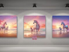 Virtual Art Photo Gallery | Unicorns On The Beach