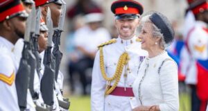 Photos: Duchess Attends Regiment Trooping Of The Colours