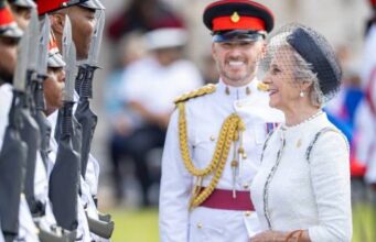 Photos: Duchess Attends Regiment Trooping Of The Colours