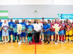 Photos: Curly’s Walking Football League Launch