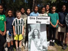 Photos: ‘Gina Swainson Way’ Road Unveiling