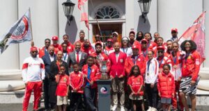 Photos: North Village Football Team Celebrate At Cabinet