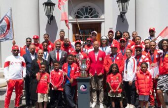 Photos: North Village Football Team Celebrate At Cabinet