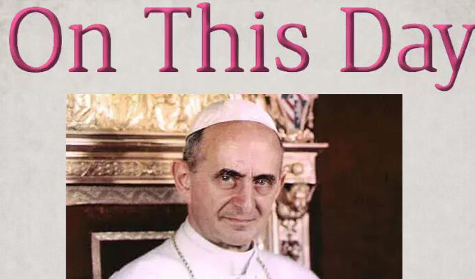 #OnThisDayBDA: Pope Visits Bermuda In 1968