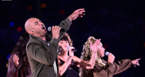 Nicholas Christopher Performs At Giants–Cowboys NFL Game